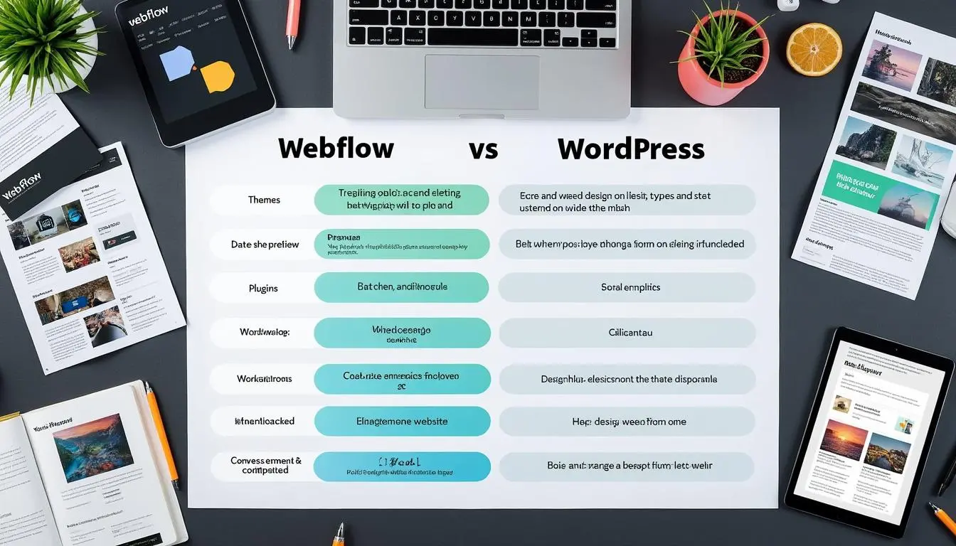 découvrez les différences clés entre webflow et wordpress pour choisir la plateforme idéale adaptée à vos besoins de création de site web.